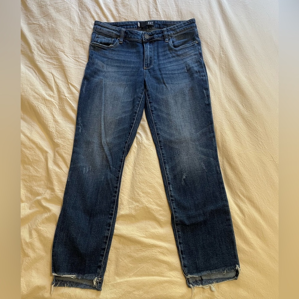 Kut from the Kloth Ankle straight jeans